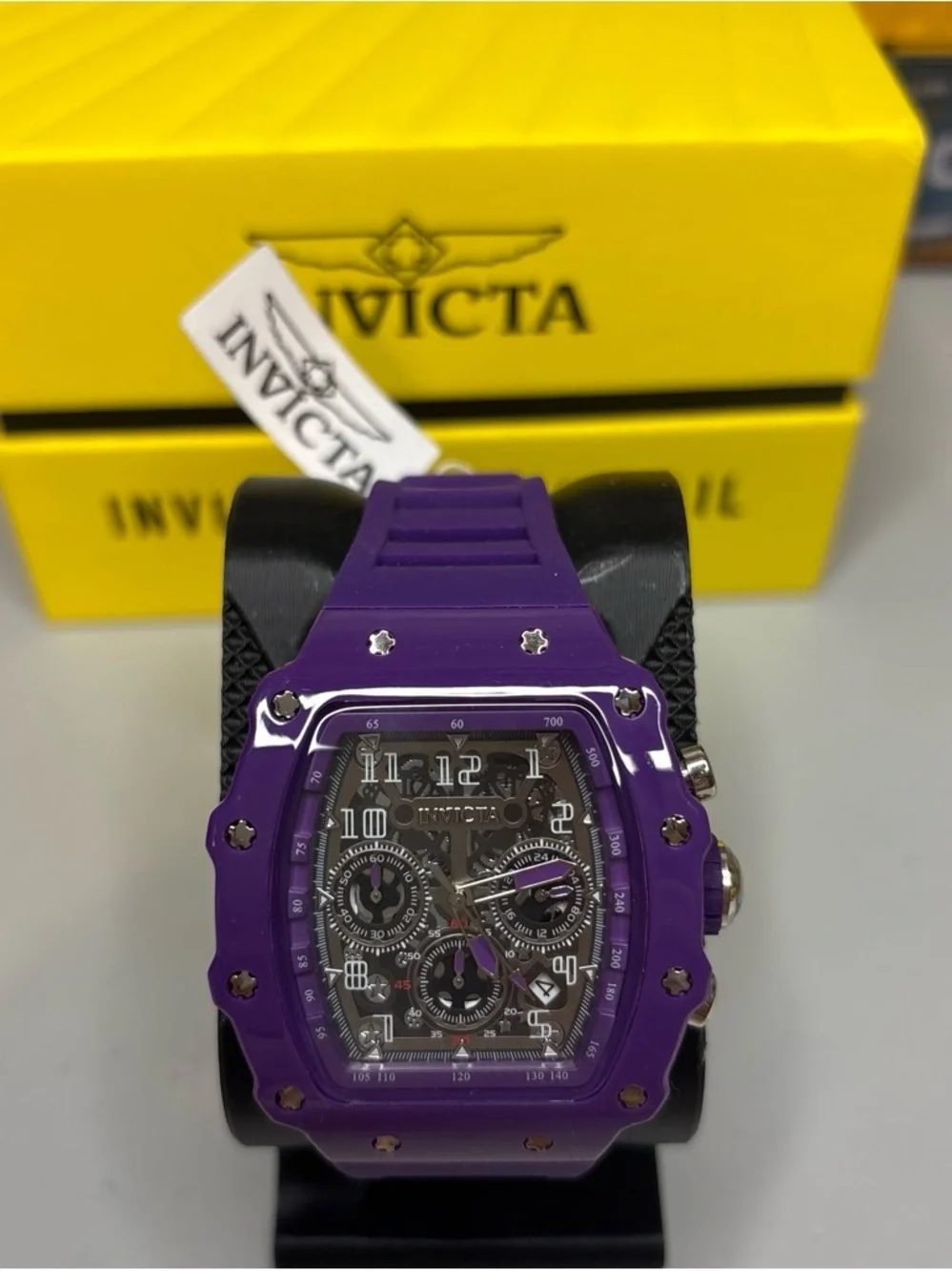 Invicta Racing Nitro Purple Rain Multi-Function Chronograph Watch
